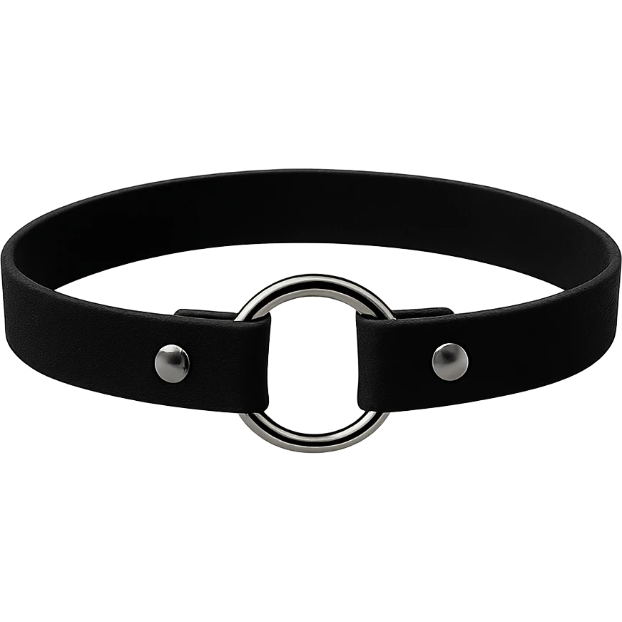 emo black choker emoji