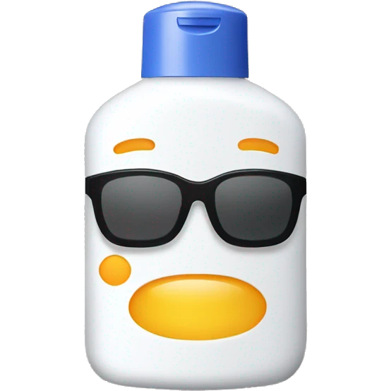 facial sunscreen bottle emoji