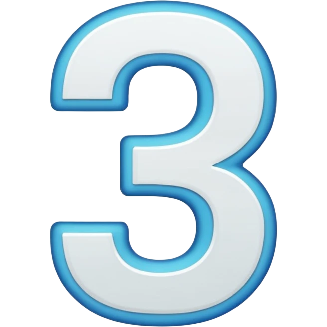 literally just the number 2, no background, nothing else, just the number 2 in normal white text emoji