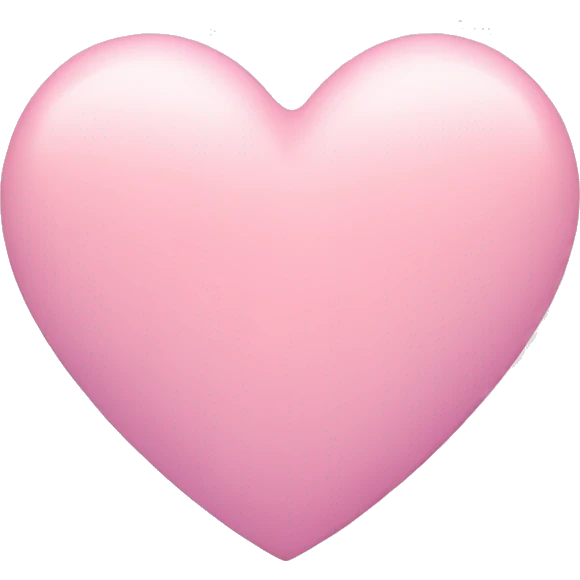 pastel heart emoji