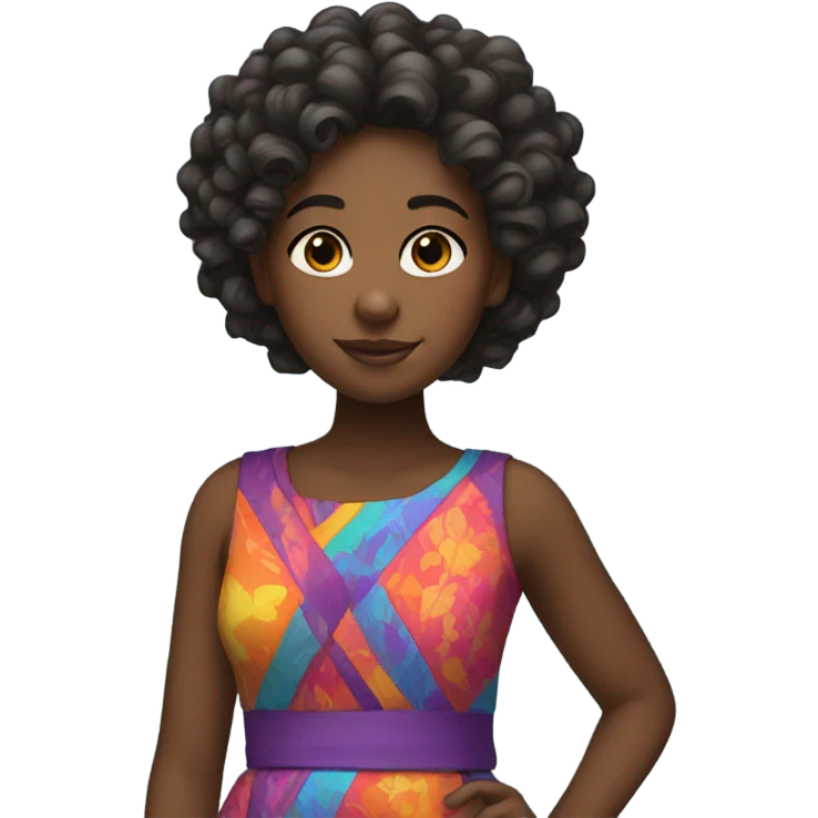 Black girl emoji