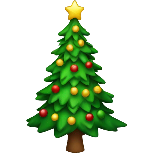 christmas tree emoji