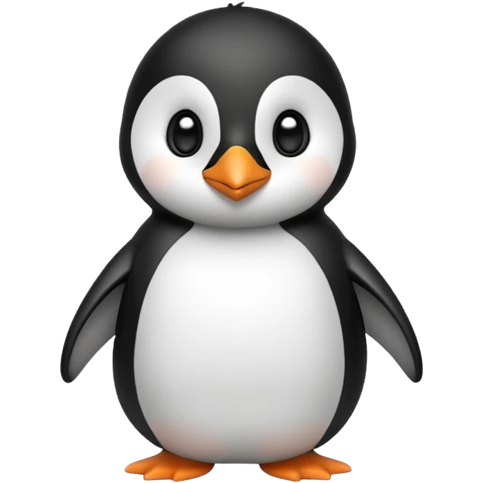 cute penguin emoji