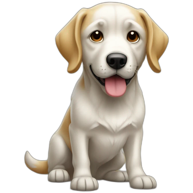 Chien sur meuble emoji