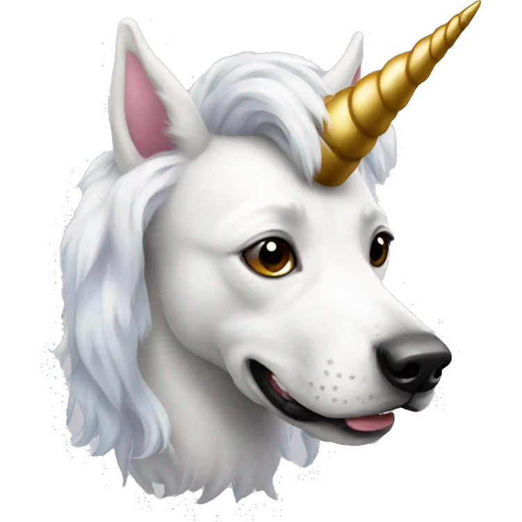 Unicorn dog emoji