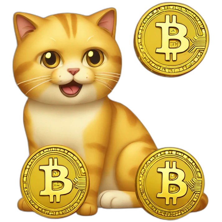 bitcoin-eating-yellowcat emoji