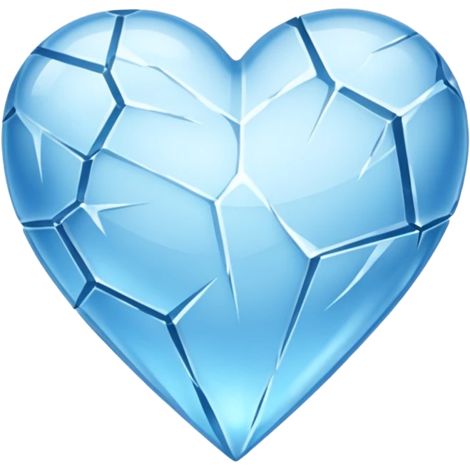 Corazon de hielo emoji