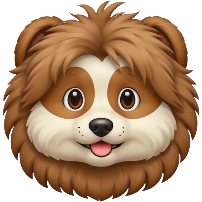 Hairdressing dog emoji