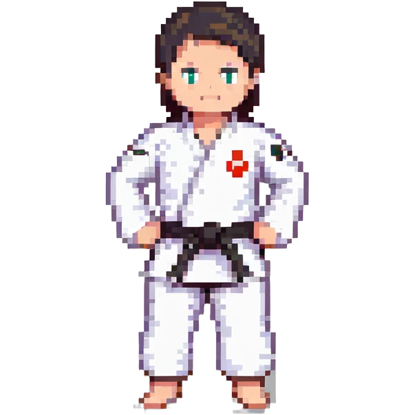 White martial arts uniform emoji