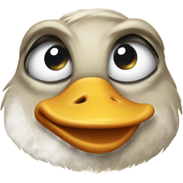 Angry duck emoji
