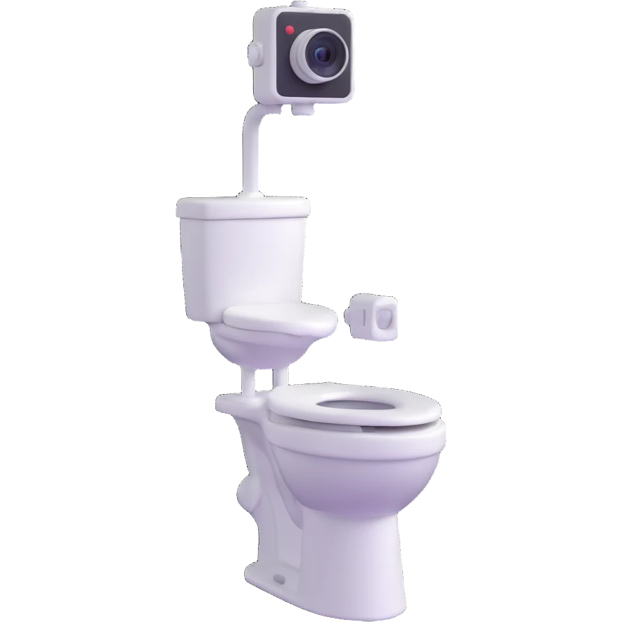 toilet with camera on head, skibidi toilet cameraman emoji