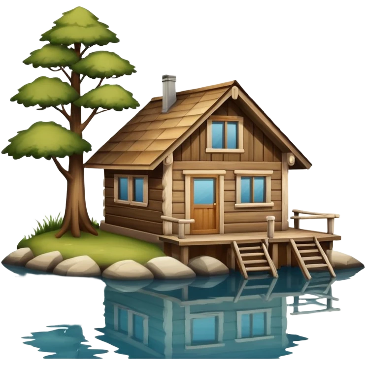 Lake house  emoji