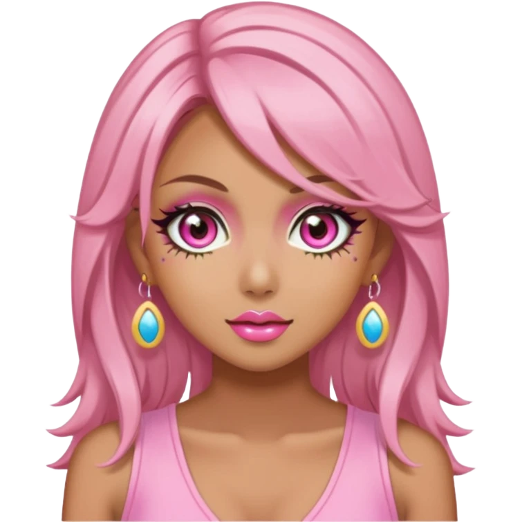 Pink Aesthetic Gyaru Summer Girl emoji