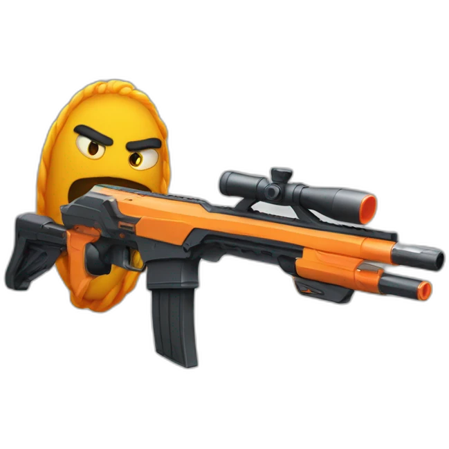 Ninga avec un nerf emoji