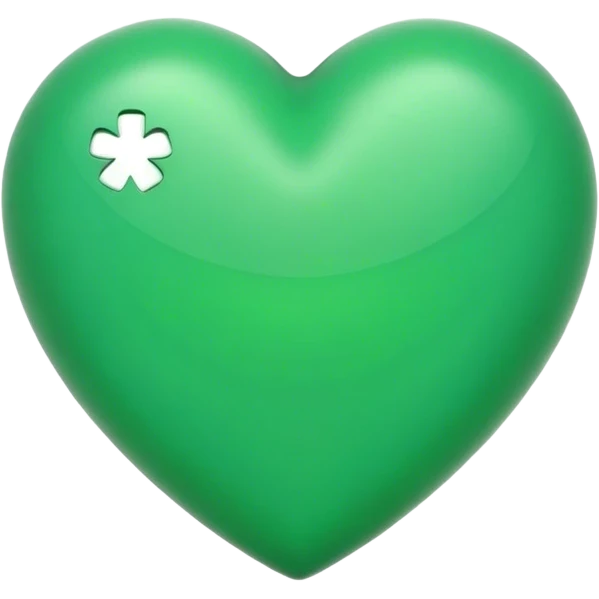 Coeur vert riviera emoji