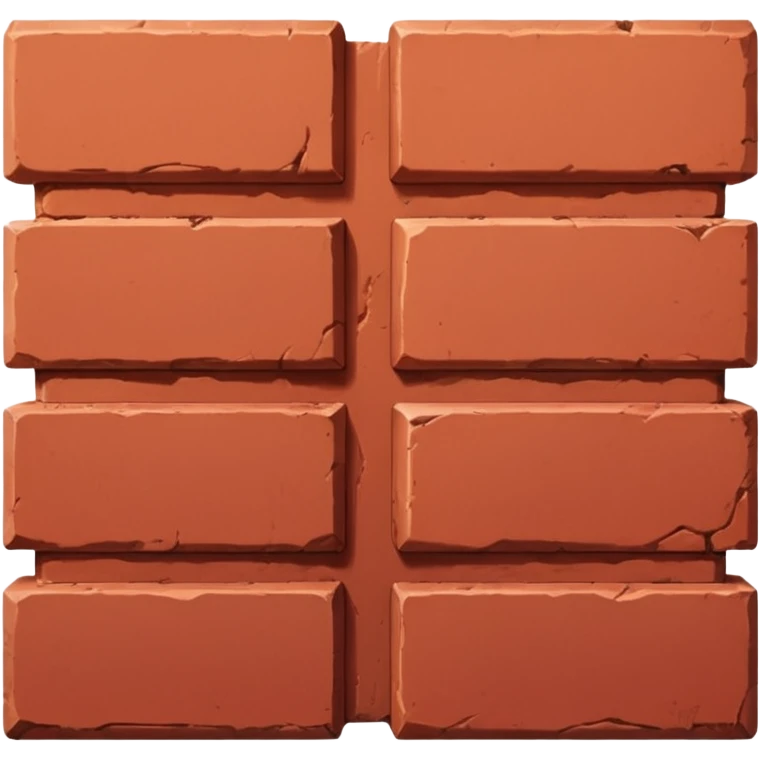 One line two bricks in right and left horizontal  emoji