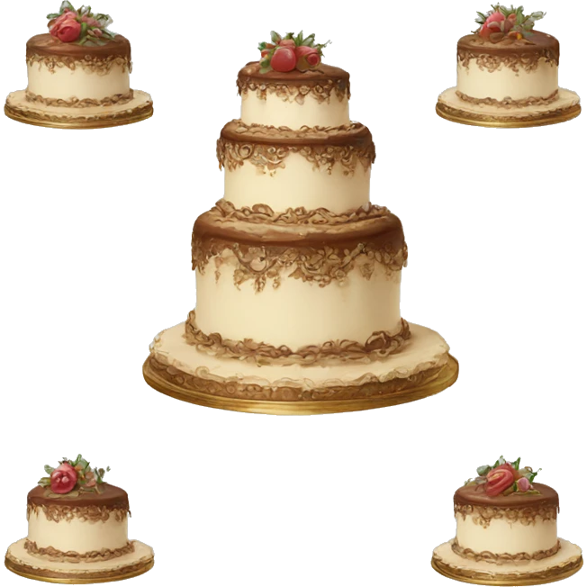Victorian style cake  emoji