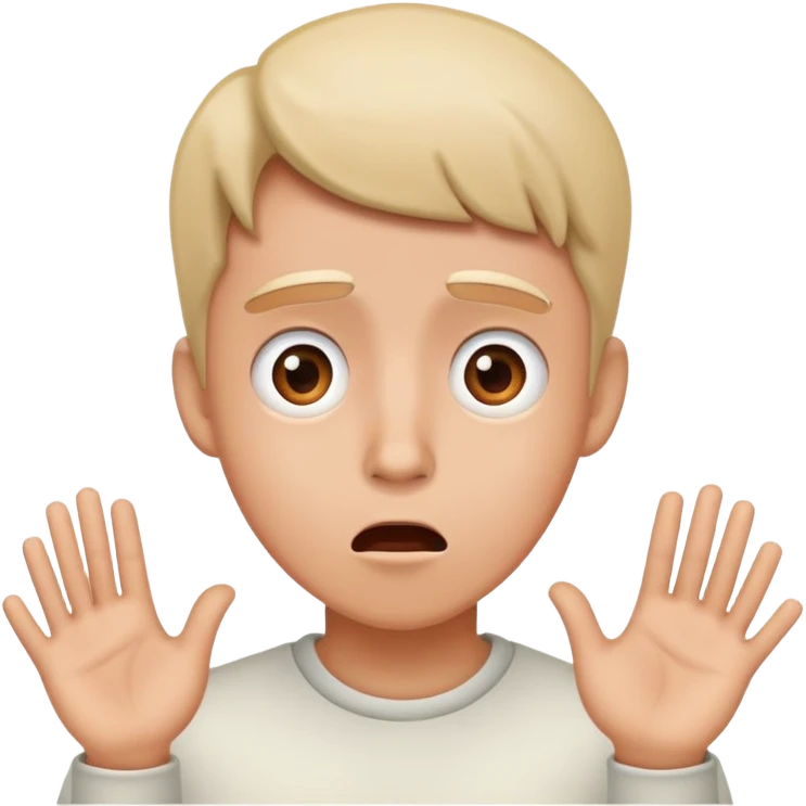person accidentally interrupting a conversation, surprised expression emoji