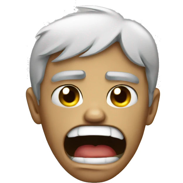 crying rage face emoji