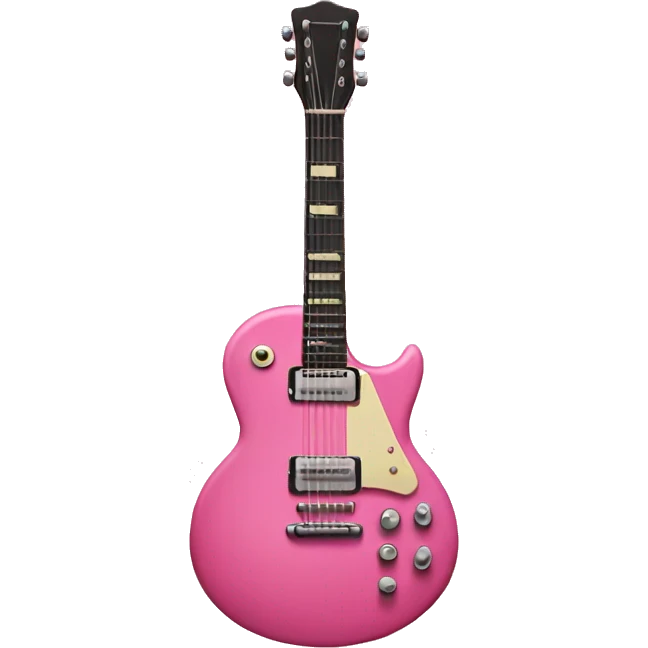 pink guitar emoji