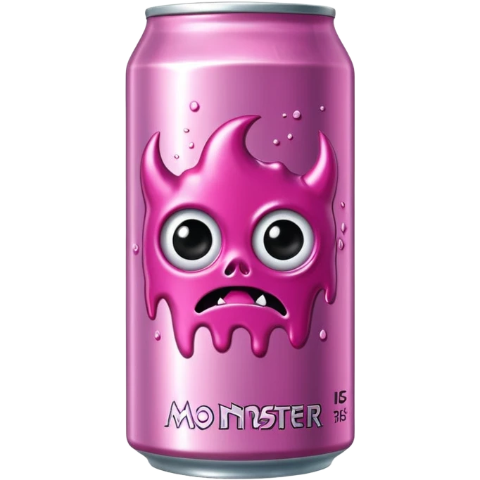Pink monster energy drink emoji