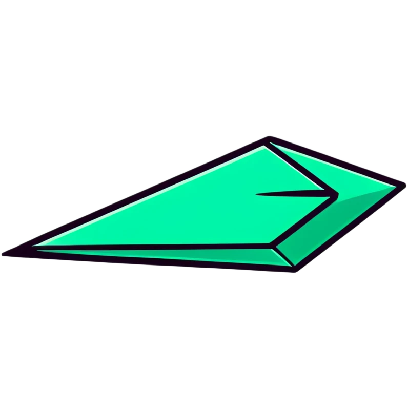 Cartoon stylized arrow cursor clicking emoji