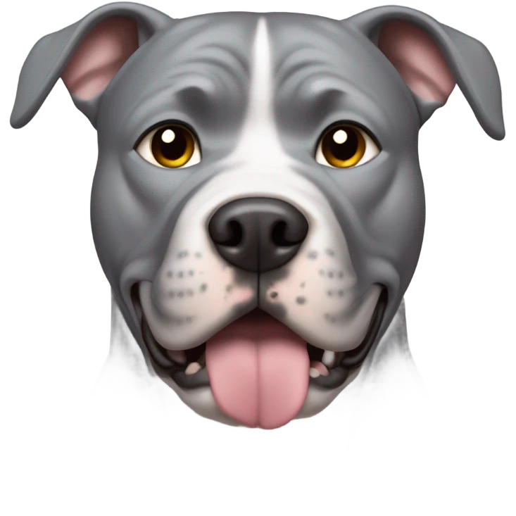 Silver pitbull emoji