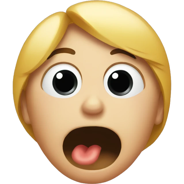 shocked face covering their mouth  emoji