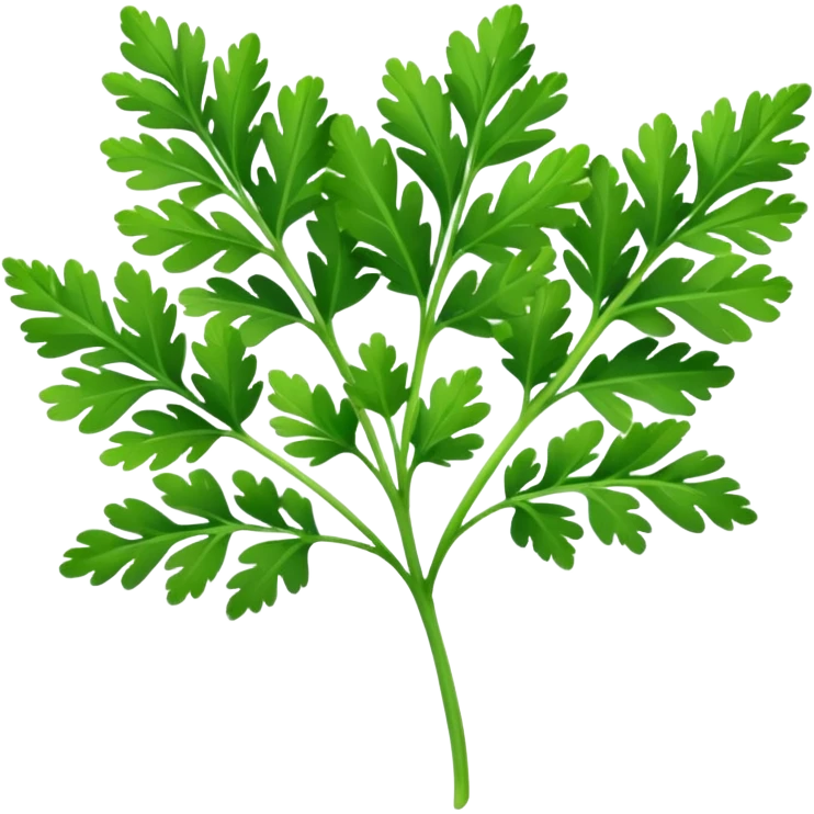Hoja de perejil  emoji