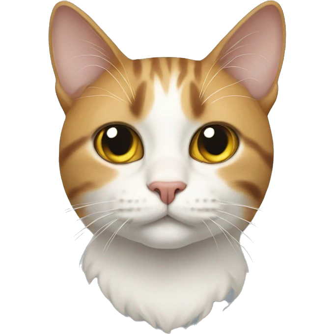 Cat with human face emoji
