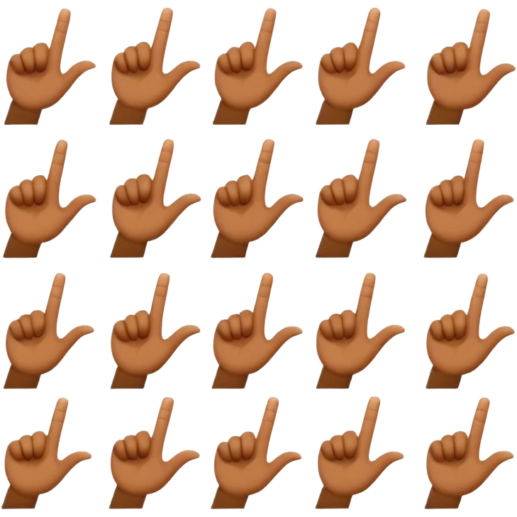67 gesture emoji emoji