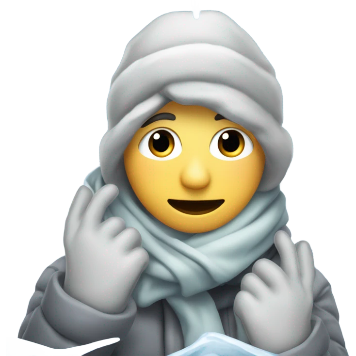 Freezing emoji