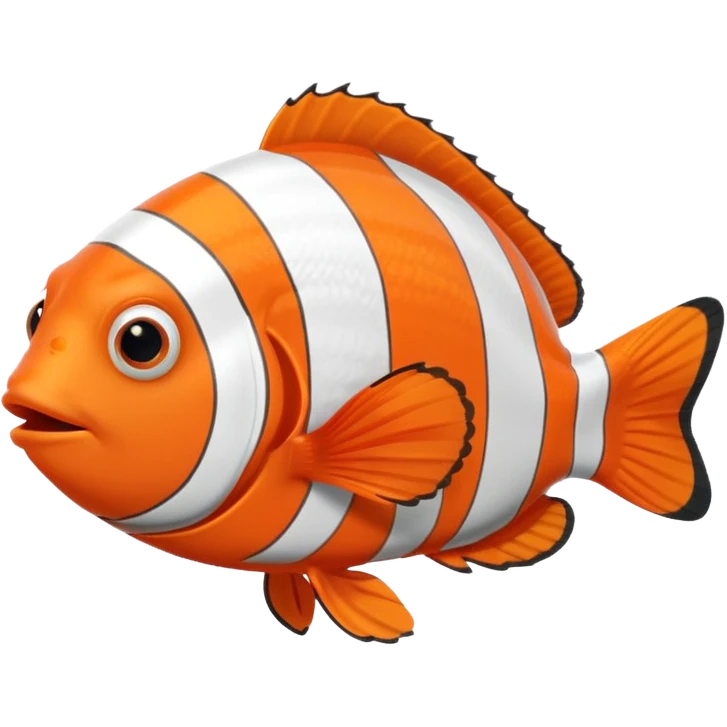 tôi muốn tạo 1 con cá nemo màu cam cute emoji