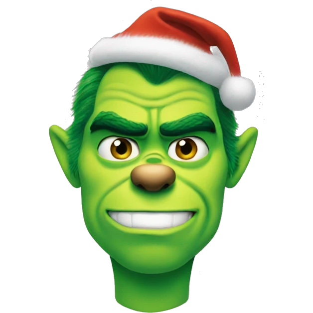 henry cavill as grinch emoji