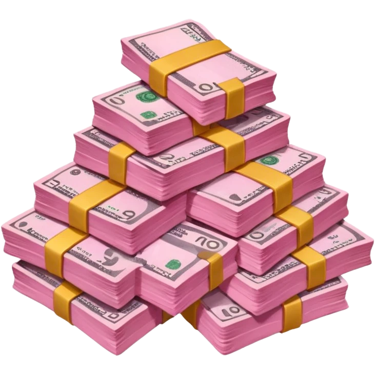 pink money emoji