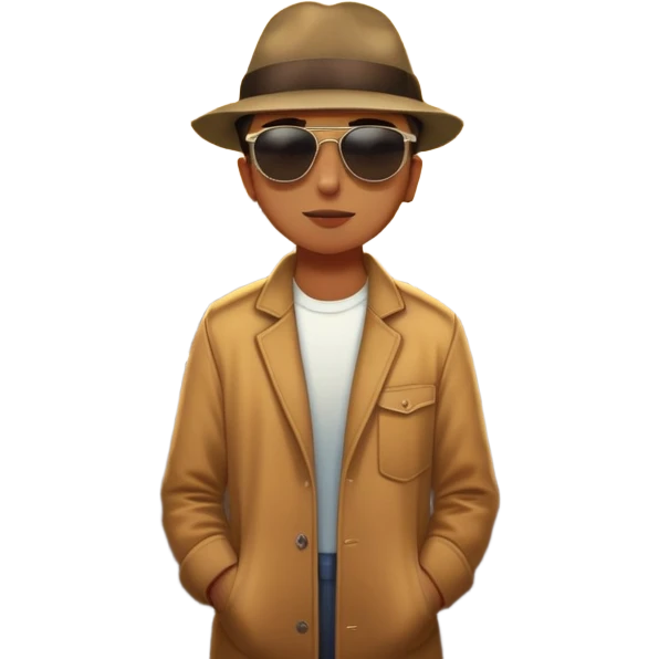 A person stands outside of a parked car on the side of a long, open road. They’re facing forward, gazing at a glowing sunset in the distance. The road stretches far ahead, symbolizing possibilities and new directions.  emoji