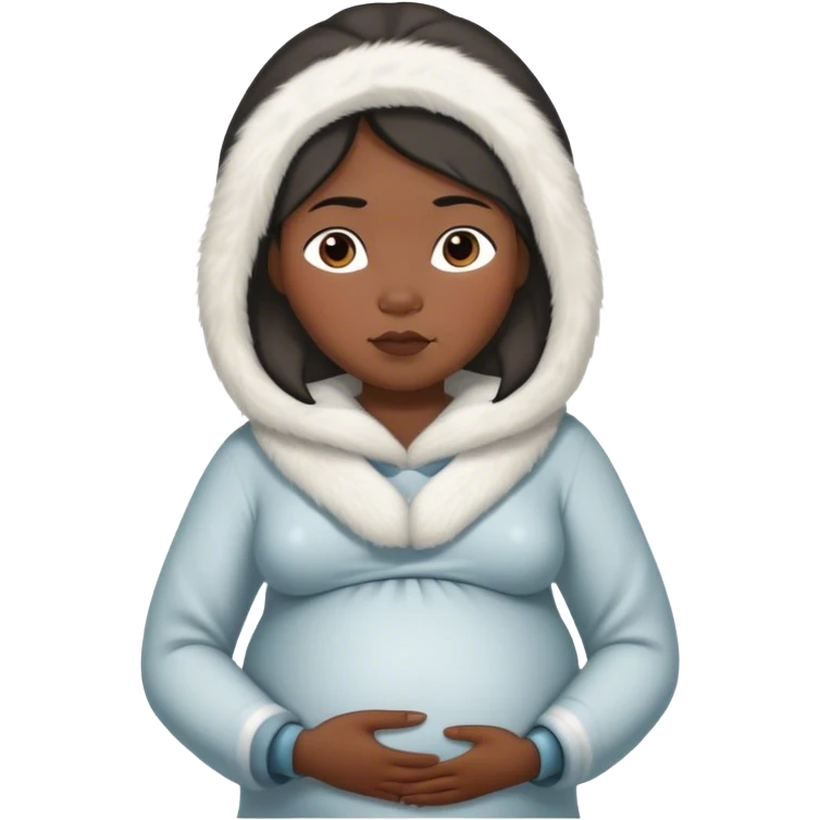 pregnant Inuit woman emoji