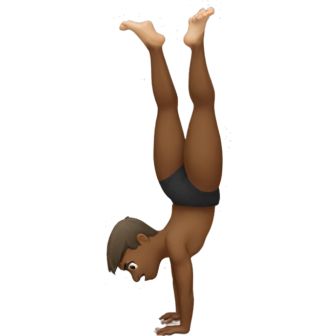 handstand bever emoji