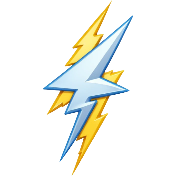 lightning emoji