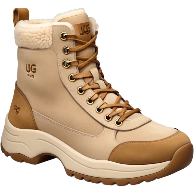 Ugg chunky beige sneakers  emoji