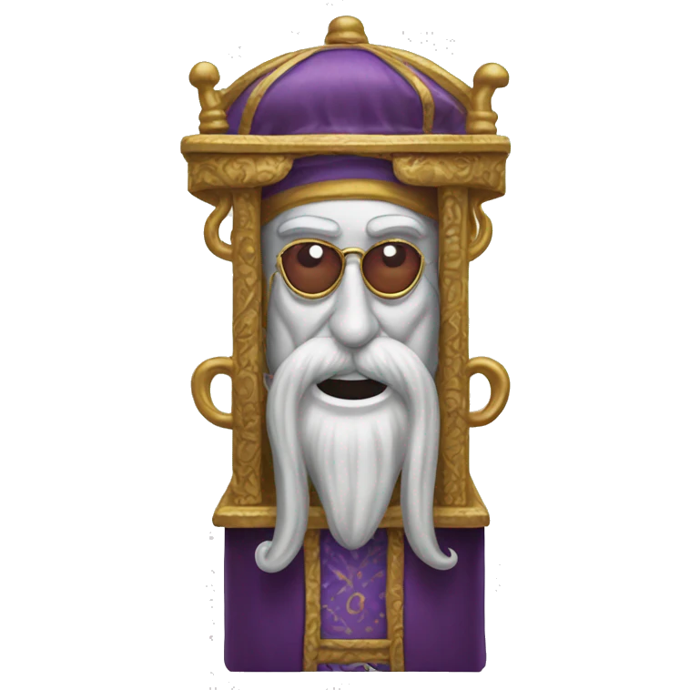 White Zoltar emoji