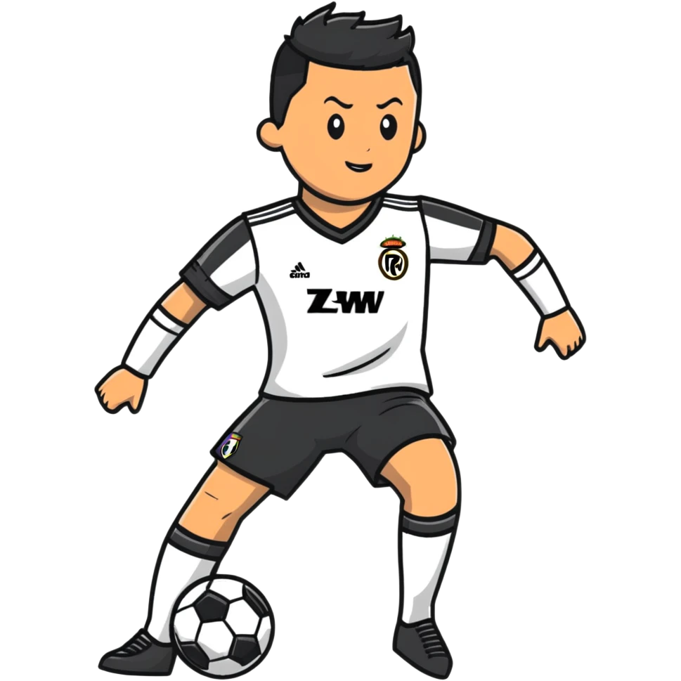 Ronaldo in action pose emoji