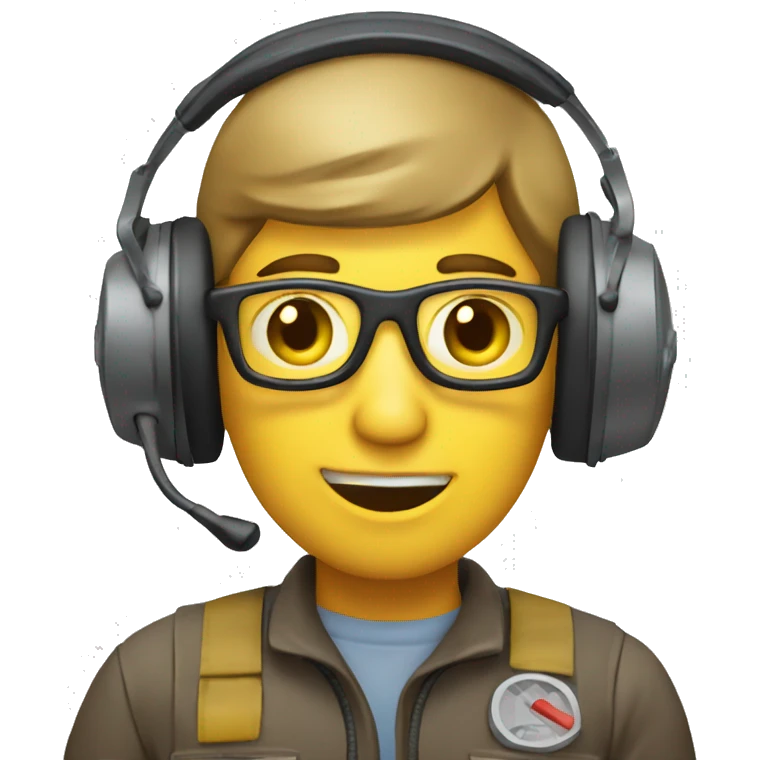 radio operator waiting for more information emoji