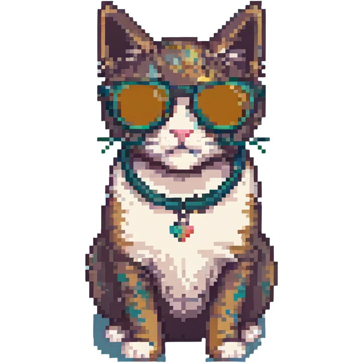 cat wearing sunglasses emoji