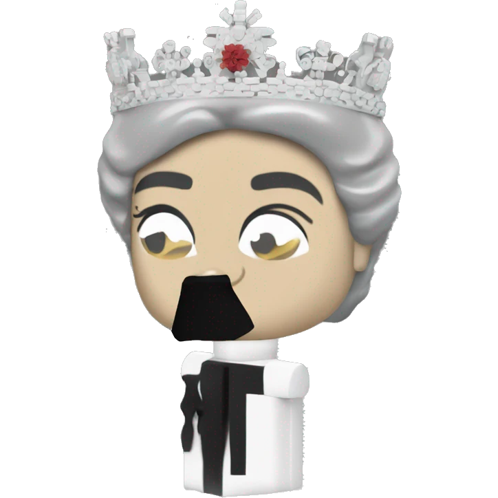 QUEEN ELIZABETH II lego full body emoji