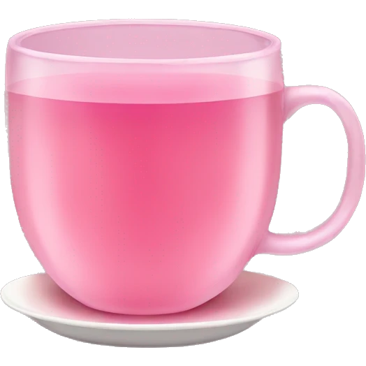 pink tea emoji