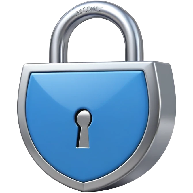 secure website with padlock emoji