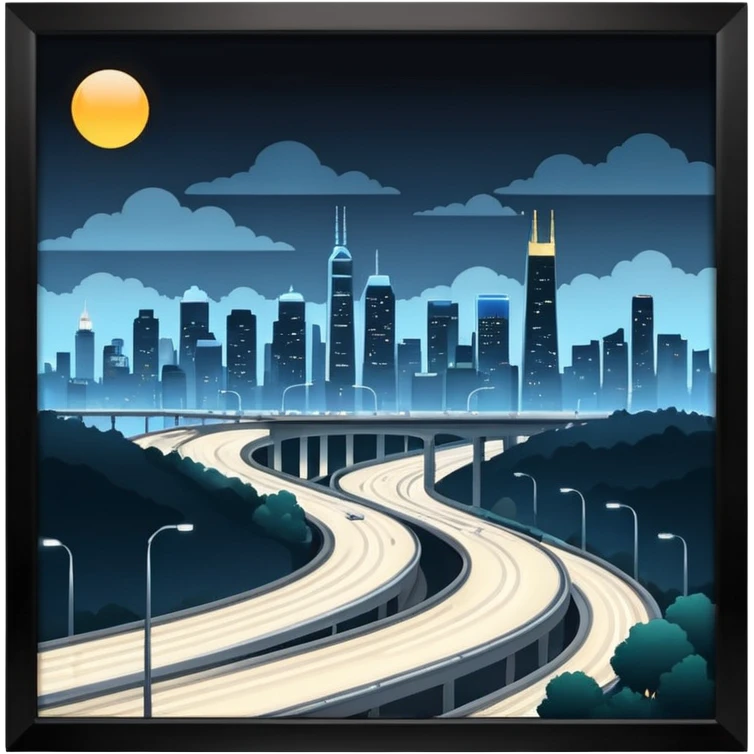 ciudad  y con carretera emoji