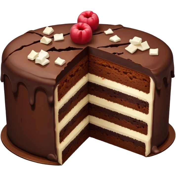 destroyed cake emoji