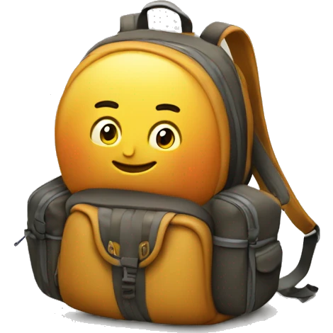 big sacic with big backpack emoji